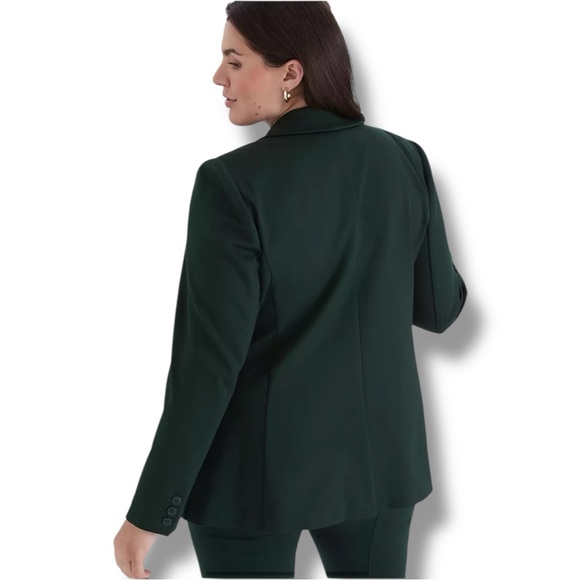 LANE BRYANT One-Button Ponte Blazer - Green 16 - Picture 2 of 16
